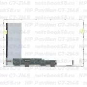 Матрица для ноутбука HP Pavilion G7-2148 (1600x900 HD+) TN, 40pin, Глянцевая