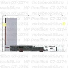 Матрица для ноутбука HP Pavilion G7-2274 (1600x900 HD+) TN, 40pin, Матовая