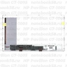 Матрица для ноутбука HP Pavilion G7-1005 (1600x900 HD+) TN, 40pin, Матовая