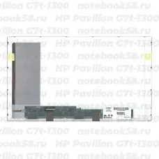 Матрица для ноутбука HP Pavilion G7t-1300 (1600x900 HD+) TN, 40pin, Матовая