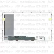 Матрица для ноутбука HP Pavilion G7-2151 (1600x900 HD+) TN, 40pin, Матовая