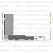 Матрица для ноутбука HP Pavilion G7-2224nr (1600x900 HD+) TN, 40pin, Матовая