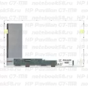 Матрица для ноутбука HP Pavilion G7-1118 (1600x900 HD+) TN, 40pin, Матовая