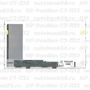 Матрица для ноутбука HP Pavilion G7-1132 (1600x900 HD+) TN, 40pin, Матовая