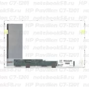 Матрица для ноутбука HP Pavilion G7-1201 (1600x900 HD+) TN, 40pin, Матовая