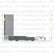 Матрица для ноутбука HP Pavilion G7-1243 (1600x900 HD+) TN, 40pin, Матовая