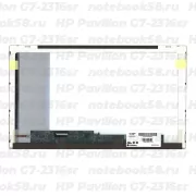 Матрица для ноутбука HP Pavilion G7-2316sr (1600x900 HD+) TN, 40pin, Матовая