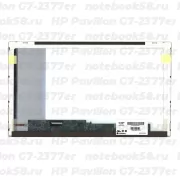 Матрица для ноутбука HP Pavilion G7-2377er (1600x900 HD+) TN, 40pin, Матовая