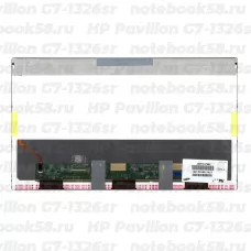 Матрица для ноутбука HP Pavilion G7-1326sr (1600x900 HD+) TN, 40pin, Матовая