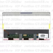 Матрица для ноутбука HP Pavilion G7-2028sr (1600x900 HD+) TN, 40pin, Матовая