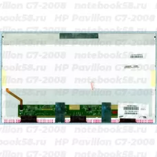 Матрица для ноутбука HP Pavilion G7-2008 (1600x900 HD+) TN, 40pin, Глянцевая