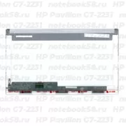 Матрица для ноутбука HP Pavilion G7-2231 (1600x900 HD+) TN, 40pin, Глянцевая