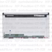 Матрица для ноутбука HP Pavilion G7-1121 (1600x900 HD+) TN, 40pin, Матовая