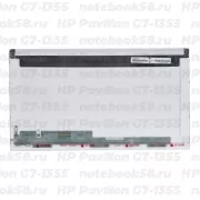 Матрица для ноутбука HP Pavilion G7-1355 (1600x900 HD+) TN, 40pin, Глянцевая