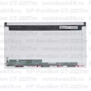 Матрица для ноутбука HP Pavilion G7-2227nr (1600x900 HD+) TN, 40pin, Глянцевая