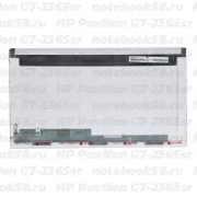 Матрица для ноутбука HP Pavilion G7-2365sr (1600x900 HD+) TN, 40pin, Глянцевая