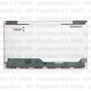 Матрица для ноутбука HP Pavilion G7-2005 (1600x900 HD+) TN, 40pin, Глянцевая