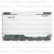 Матрица для ноутбука HP Pavilion G7-2226nr (1600x900 HD+) TN, 40pin, Глянцевая