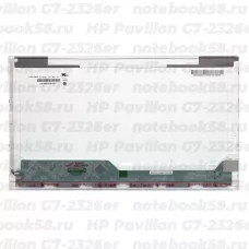 Матрица для ноутбука HP Pavilion G7-2326er (1600x900 HD+) TN, 40pin, Глянцевая