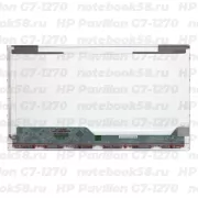 Матрица для ноутбука HP Pavilion G7-1270 (1600x900 HD+) TN, 40pin, Глянцевая