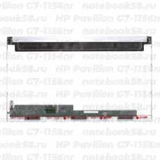 Матрица для ноутбука HP Pavilion G7-1156nr (1600x900 HD+) TN, 40pin, Матовая