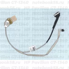 Шлейф матрицы для ноутбука HP Pavilion G7-1340 (40pin LVDS, LED)