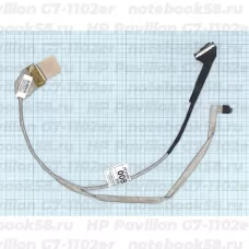 Шлейф матрицы для ноутбука HP Pavilion G7-1102er (40pin LVDS, LED)