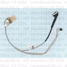 Шлейф матрицы для ноутбука HP Pavilion G7-1214 (40pin LVDS, LED)