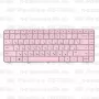 Клавиатура для ноутбука HP Pavilion G6-1101sr Розовая
