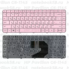 Клавиатура для ноутбука HP Pavilion G6-1145 Розовая