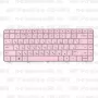 Клавиатура для ноутбука HP Pavilion G6-1165 Розовая