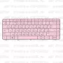 Клавиатура для ноутбука HP Pavilion G6-1327sr Розовая