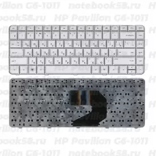 Клавиатура для ноутбука HP Pavilion G6-1011 Серебристая