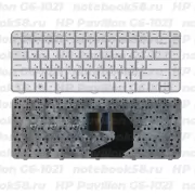 Клавиатура для ноутбука HP Pavilion G6-1021 Серебристая