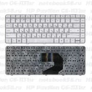 Клавиатура для ноутбука HP Pavilion G6-1131sr Серебристая