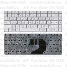 Клавиатура для ноутбука HP Pavilion G6-1150 Серебристая