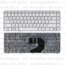 Клавиатура для ноутбука HP Pavilion G6-1234 Серебристая