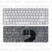 Клавиатура для ноутбука HP Pavilion G6-1304er Серебристая