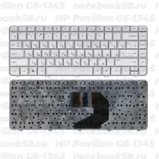 Клавиатура для ноутбука HP Pavilion G6-1345 Серебристая