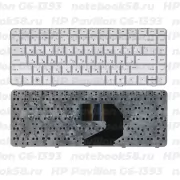 Клавиатура для ноутбука HP Pavilion G6-1393 Серебристая