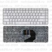 Клавиатура для ноутбука HP Pavilion G6-1399 Серебристая