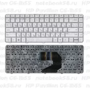 Клавиатура для ноутбука HP Pavilion G6-1b55 Серебристая