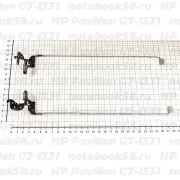 Петли матрицы для ноутбука HP Pavilion G7-1331 (левая + правая)