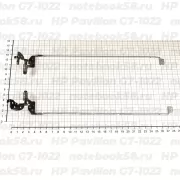 Петли матрицы для ноутбука HP Pavilion G7-1022 (левая + правая)