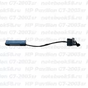 Шлейф жесткого диска для ноутбука HP Pavilion G7-2003sr (6+7pin)