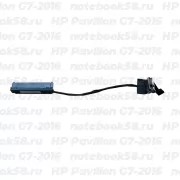 Шлейф жесткого диска для ноутбука HP Pavilion G7-2016 (6+7pin)