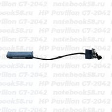 Шлейф жесткого диска для ноутбука HP Pavilion G7-2042 (6+7pin)