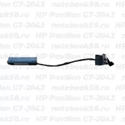 Шлейф жесткого диска для ноутбука HP Pavilion G7-2043 (6+7pin)
