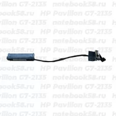 Шлейф жесткого диска для ноутбука HP Pavilion G7-2135 (6+7pin)