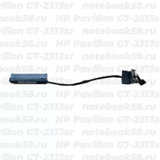 Шлейф жесткого диска для ноутбука HP Pavilion G7-2313sr (6+7pin)